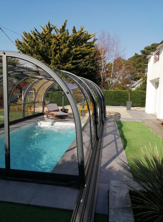 Villa bord de mer avec piscine et jacuzzi Pénestin Buitenkant foto