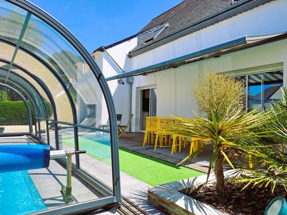 Villa bord de mer avec piscine et jacuzzi Pénestin Buitenkant foto