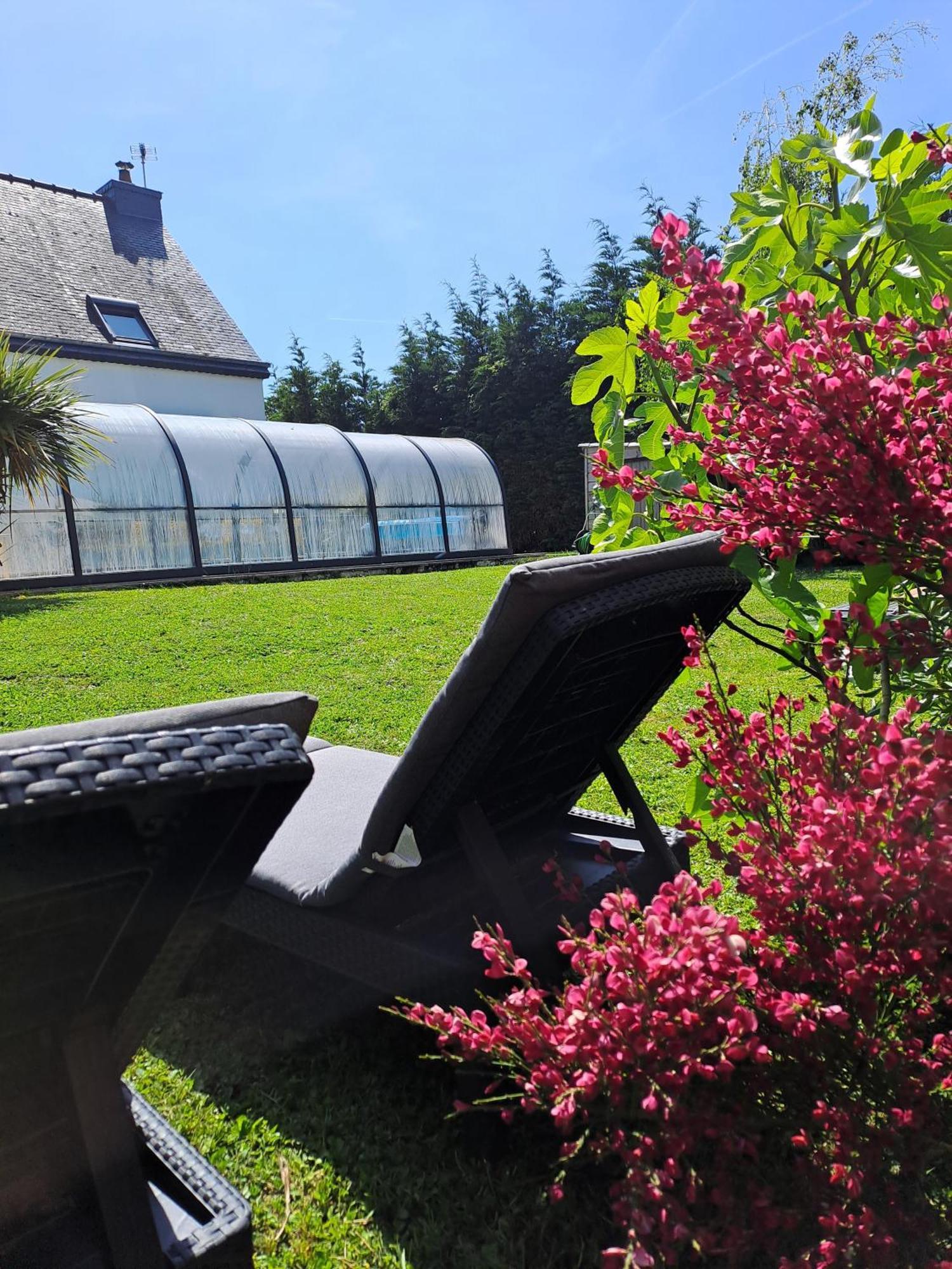 Villa bord de mer avec piscine et jacuzzi Pénestin Buitenkant foto